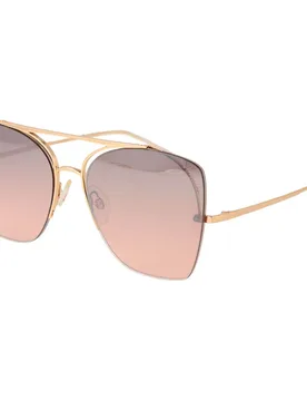 Occhiali Da Sole Da Donna Hi3075-580d 58/17/15 Gold Brown/CAT2 - Ana Hickmann - FashionsVida