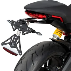 Porta Targa Reclinabile Specifico per Ducati Monst taglia un