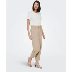 Pantalón de mujer balloon fit al tobillo