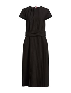 Vestido midi Mujer Negro 38 Mujer