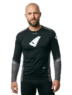 Maglia Da Enduro A Maniche Lunghe Skyline Black - UFO - FashionsVida