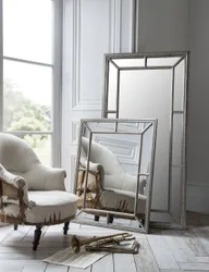 Lawson Extra Large Rectangular Wall Mirror Silver Unisex