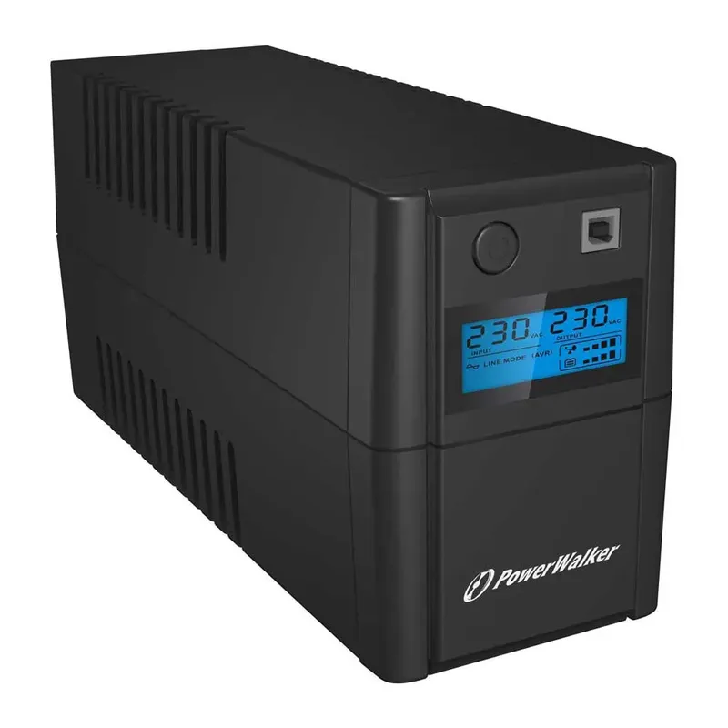 Onduleur Line-interactive 850 Va Avec 2 Prises 480w Black EU Plug unisex