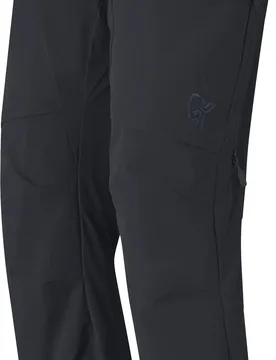 Norrona - Pantalon de ski de randonnée - Lyngen Flex1 Light Pants M Caviar Black en Softshell - Taille L - Noir - Norröna - FashionsVida