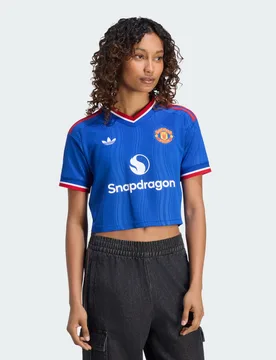 Maglia Away 26/27 Manchester United Crop XL Royal Blue - Adidas - FashionsVida