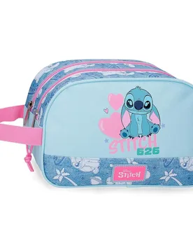 Trousse De Maquillage Hearts Stitch Disney Blue / Red One Size unisex - Joumma Bags - FashionsVida