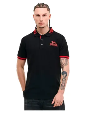 Polo à Manches Courtes Byermoor Black / Red L
