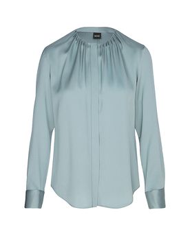 Blusa de seda BANORAH azul 36