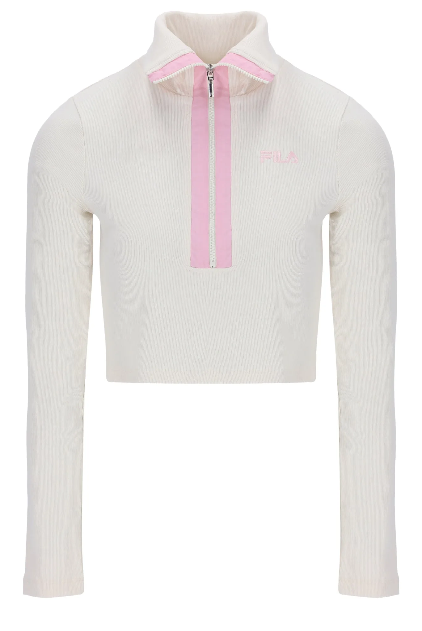 Imogen Wide Collar Fitted Top - XS - FILA - FashionsVida