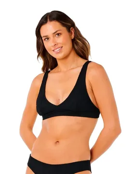 Haut De Bikini Vibe Surf Multi Fit V Neck Black L - Rip curl - FashionsVida