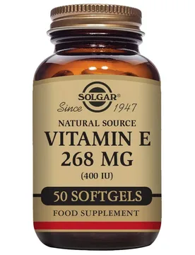 Vitamine E 400 Ui 268mg 50 Unités - Solgar - FashionsVida