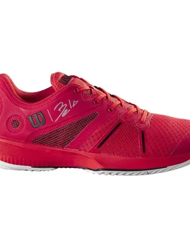 Bela Pro Padel Shoes Poppy Red / White / Black UK 5 - Wilson - FashionsVida
