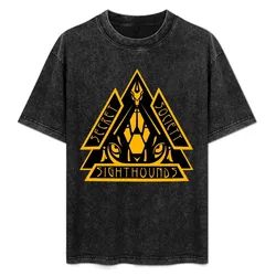 Secret Society of Sighthounds T-Shirt Vintage Print Crew Neck Tee