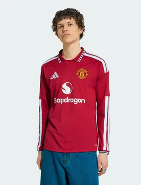 Maglia Home a maniche lunghe Manchester United 26/27 XL Mufc Red - Adidas - FashionsVida