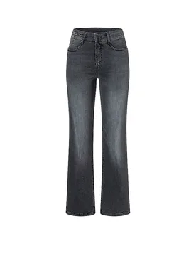 Jeans Straight Fit LAURA grigio 46/L30 - Mac - FashionsVida