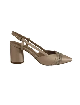 Scarpe Donna 1267_raso_cipria - Mythos - FashionsVida