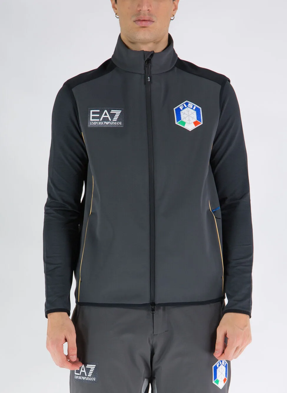 EA7 MAGLIA GILET SOFTSHELL FISI L - EA7 - FashionsVida