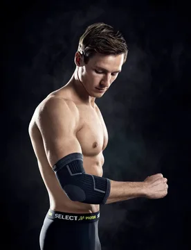 Elastische Ellenbogenbandage Erste-Hilfe Material, schwarz XL - SELECT - FashionsVida