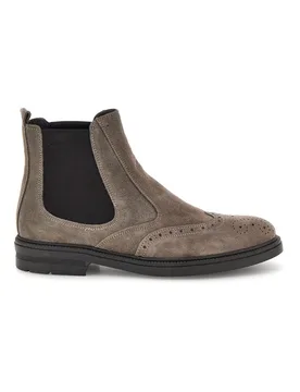 Stivaletti taupe in vera pelle Made in Italy 044 40 - Pittarello - FashionsVida