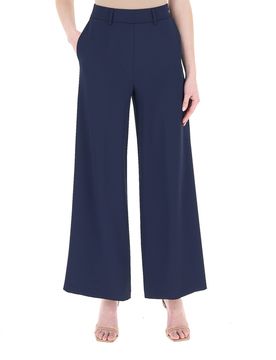 Pantalone wide leg BLU NAVY 46