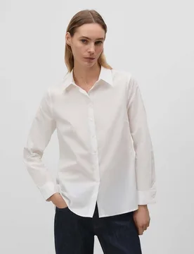 Camisa de mujer recta de manga larga - Simorra - FashionsVida