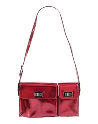 Schultertasche Damen Rot -- Damen