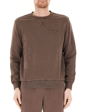 SUN68 Felpa girocollo MARRONE XL