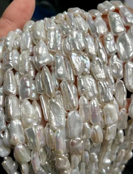 Natural Freshwater Pipa Pearl Beads AAA White Pearl Looose Spacer Beaded for Making DIY Jewerly Necklace Bracelet Accessories - Aliexpress - FashionsVida