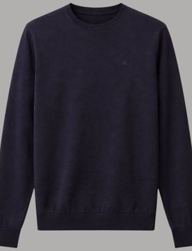 Pullover Calvin Klien Cotone Supima Logo Ricamato Regular Fit
