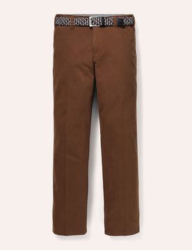 Extraglatt-Stretchbund-Chino, Regular Fit#normale Größen#schlanke Größen#untersetzte Größen, Farbe Orange, 106, inklusive passendem Gürtel mit