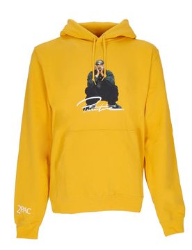 Felpa Cappuccio Uomo Shakur Hood X Tupac Gold