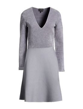 Vestido midi Mujer Gris 34,36,38,40,42,44,46,48 Mujer