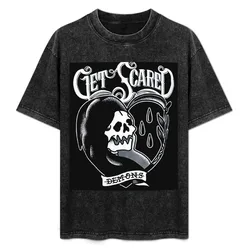 Best selling art scared - logo T-Shirt Summer Casual Loose T-Shirt