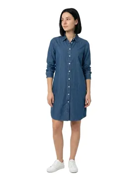Robe à Manches Longues Linette Indigo 3XL
