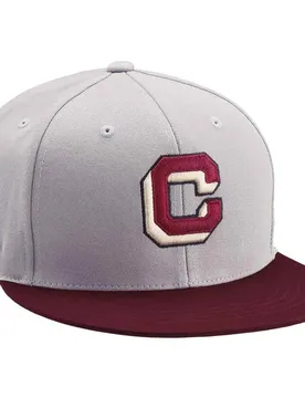 Cappellino Con Visiera The Embossed C Grey / Bordeaux