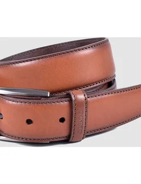 Cinturón de hombre clásico liso - Olimpo - FashionsVida