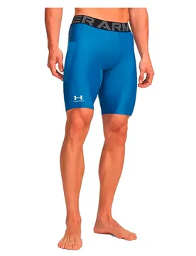 Short Heatgear Armour Long Blue / White L - Under armour - FashionsVida