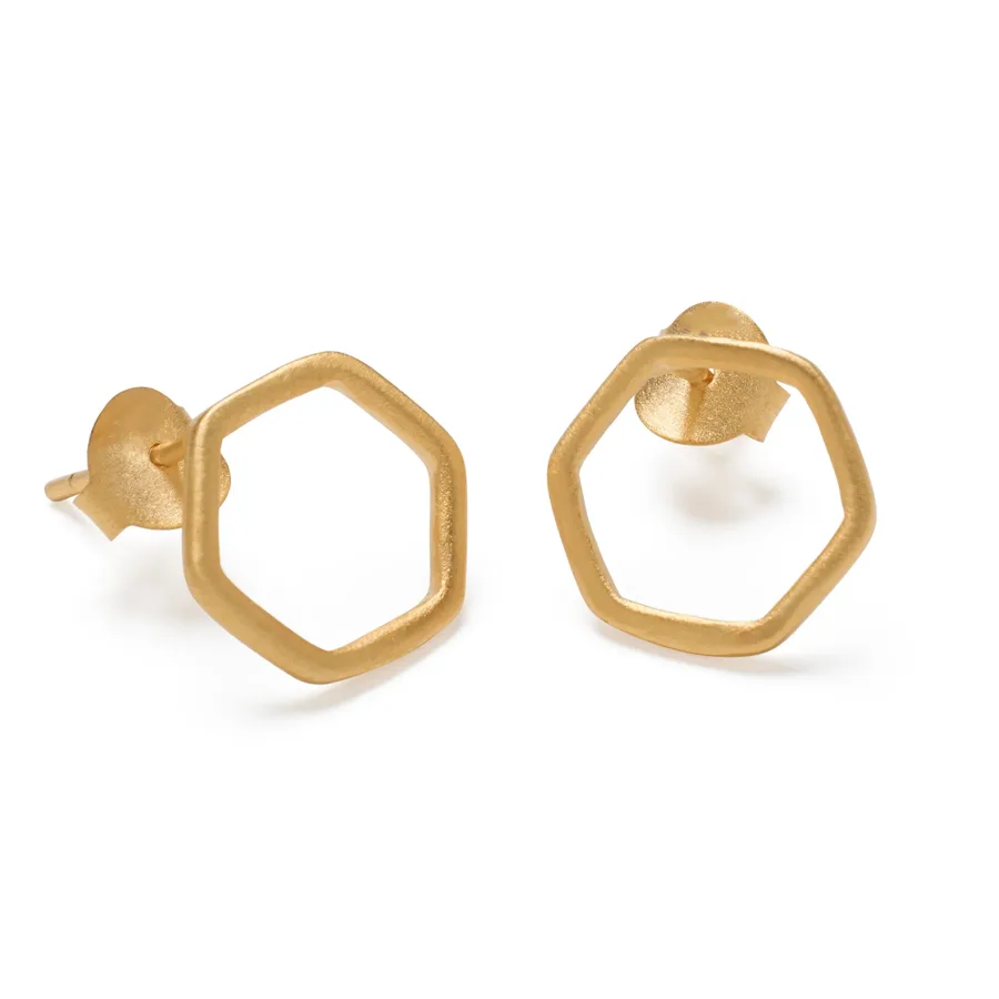 So Just Shop Gold Naina Earrings - So Just Shop - FashionsVida