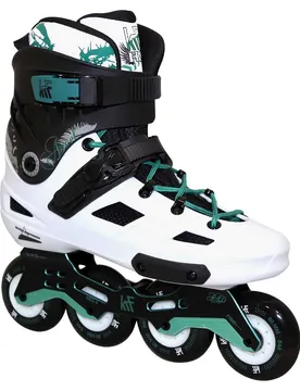 Patins En Ligne Angel 4x80 White / Green EU 37 Homme