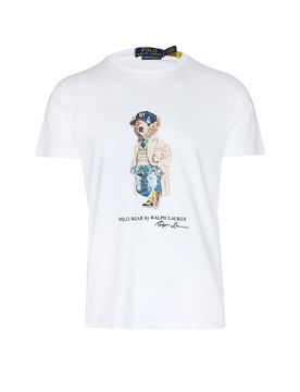 POLO T-Shirt weiss M herren