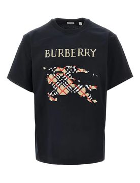 Ribbed Trim Crew Neck T-shirt - Size M