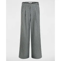 Pantalón de mujer ancho con pliegues