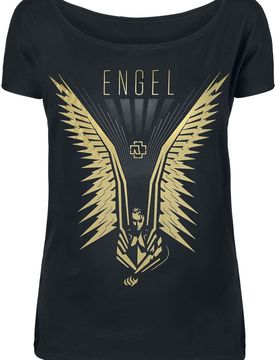 T-Shirt - Flügel - S bis XXL - für Damen - Größe M - schwarz - Lizenziertes Merchandise! - Frauen - female