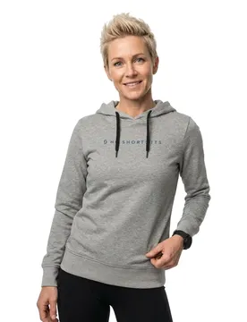Felpa Con Cappuccio No Shortcuts Grey Melange