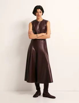 Sfera - Vestido efecto piel - Sfera - FashionsVida