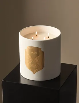 No.1 Fragrance Decorative 3 Wick Candle White Mix - M&S X Kelly Hoppen - FashionsVida