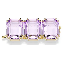 Extender Millenia, Taglio ottagonale, Viola, Finitura oro 18K OS