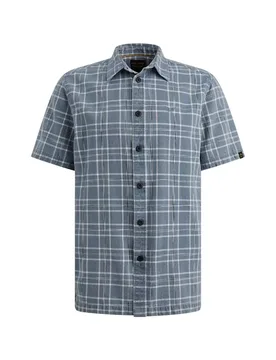 The James s/s Indigo Inject Check male - XL - FashionsVida