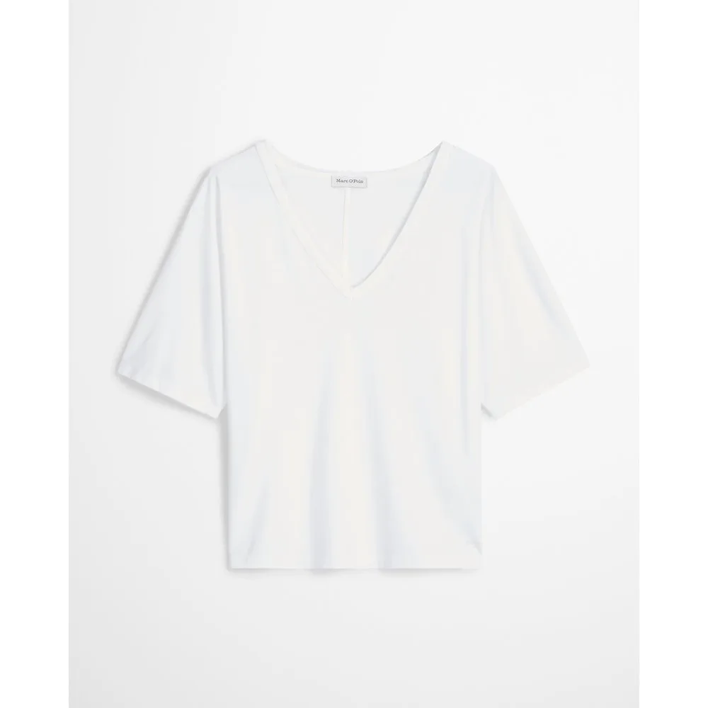 Camiseta de mujer suelta con mangas recortadas - MARC O'POLO - FashionsVida