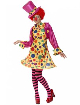 RUBIES NL Clown Damenkostüm bunt